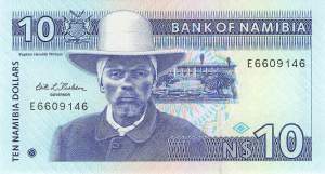Namibia p1 10 Dollar 1993